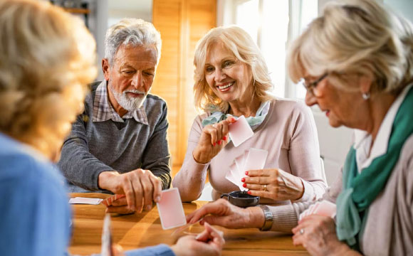 Eine wohlverdiente Pause für Senioren!